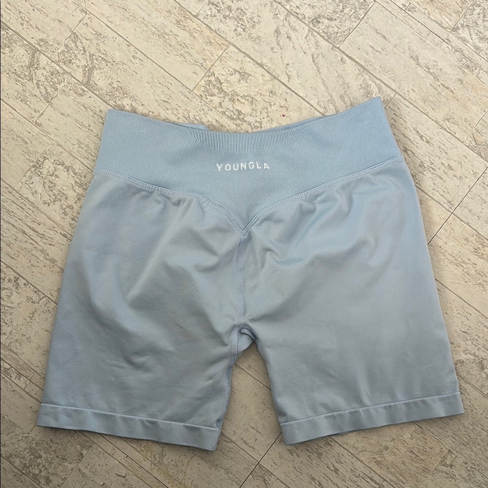 YoungLA Sky Blue Performance Shorts